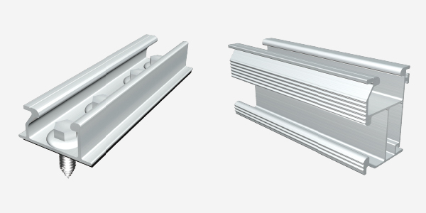梯形彩鋼瓦太陽能短導(dǎo)軌-3