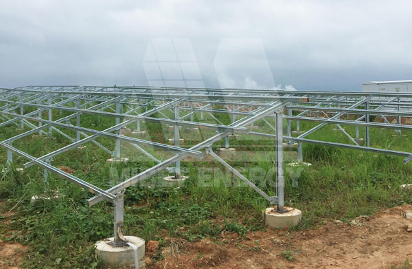 地面太陽(yáng)能支架系統(tǒng)關(guān)于基礎(chǔ)部分的分類及特點(diǎn)