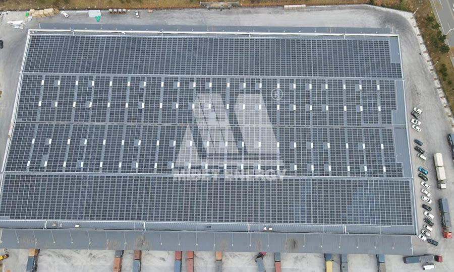 山東濟(jì)南彩鋼瓦屋頂光伏系統(tǒng)項(xiàng)目-2