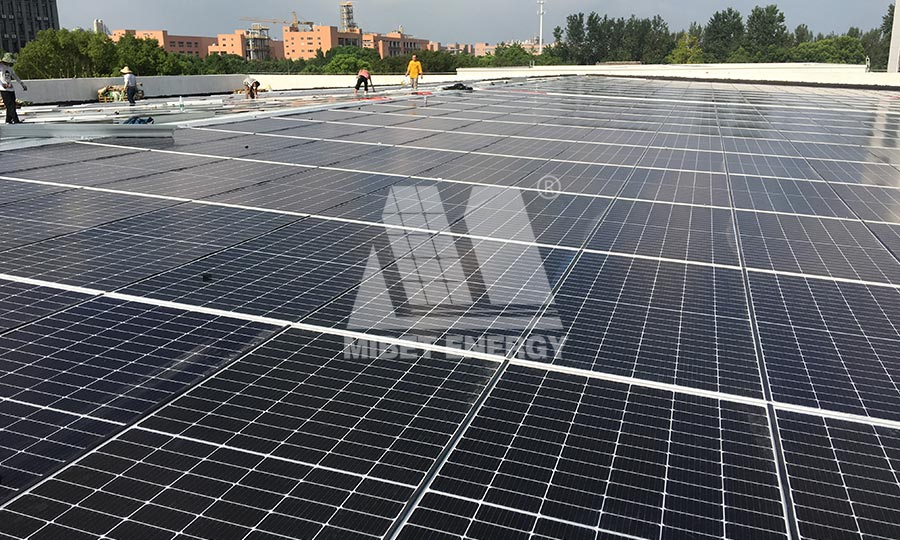 中國杭州彩鋼瓦屋頂BAPV項(xiàng)目-3