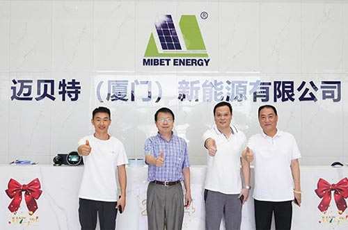 福建省新能源科技產(chǎn)業(yè)促進(jìn)會(huì)會(huì)長李寧、秘書長孫閩兆蒞臨邁貝特交流