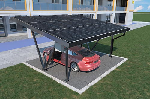 新品首發(fā)第一彈！排水包邊BIPV車棚系統(tǒng)全面防水，打造功效美