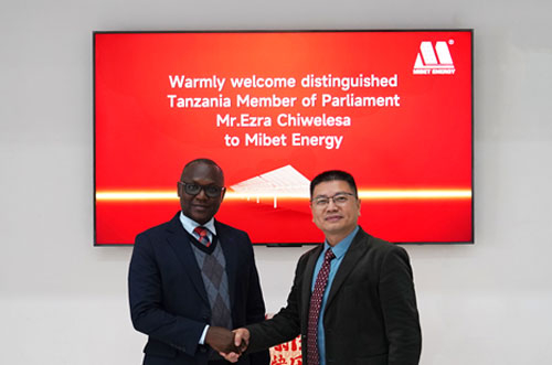 坦桑尼亞能源部長特別代表到訪邁貝特，共同探討清潔能源合作